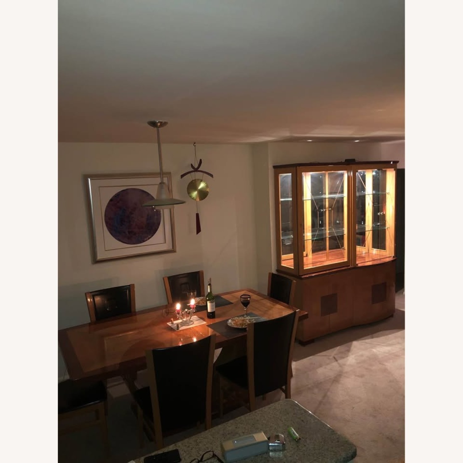 Natural Wood Sideboard - image-5
