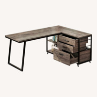 Tribesigns Light Gray Desk