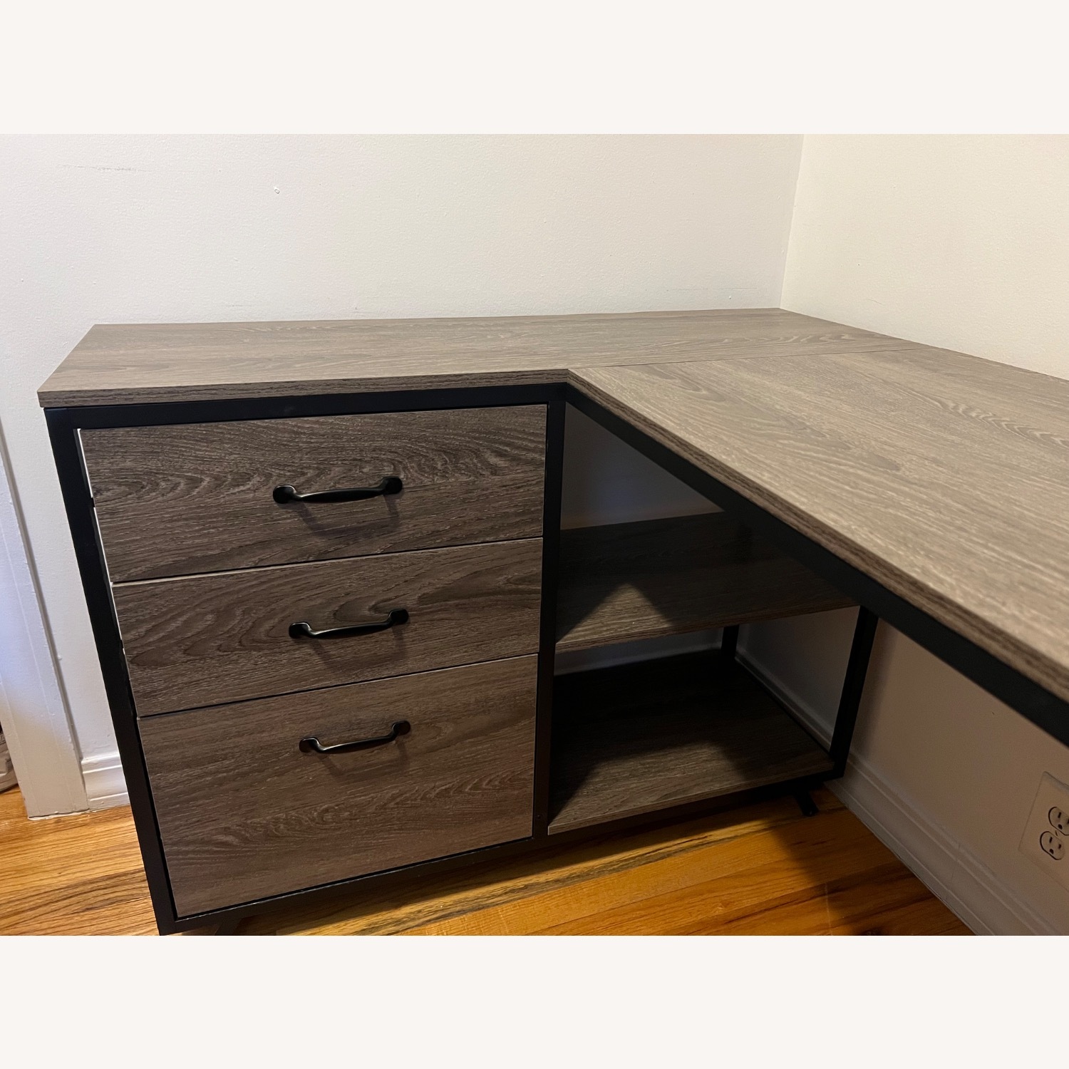 Tribesigns Light Gray Desk - image-6