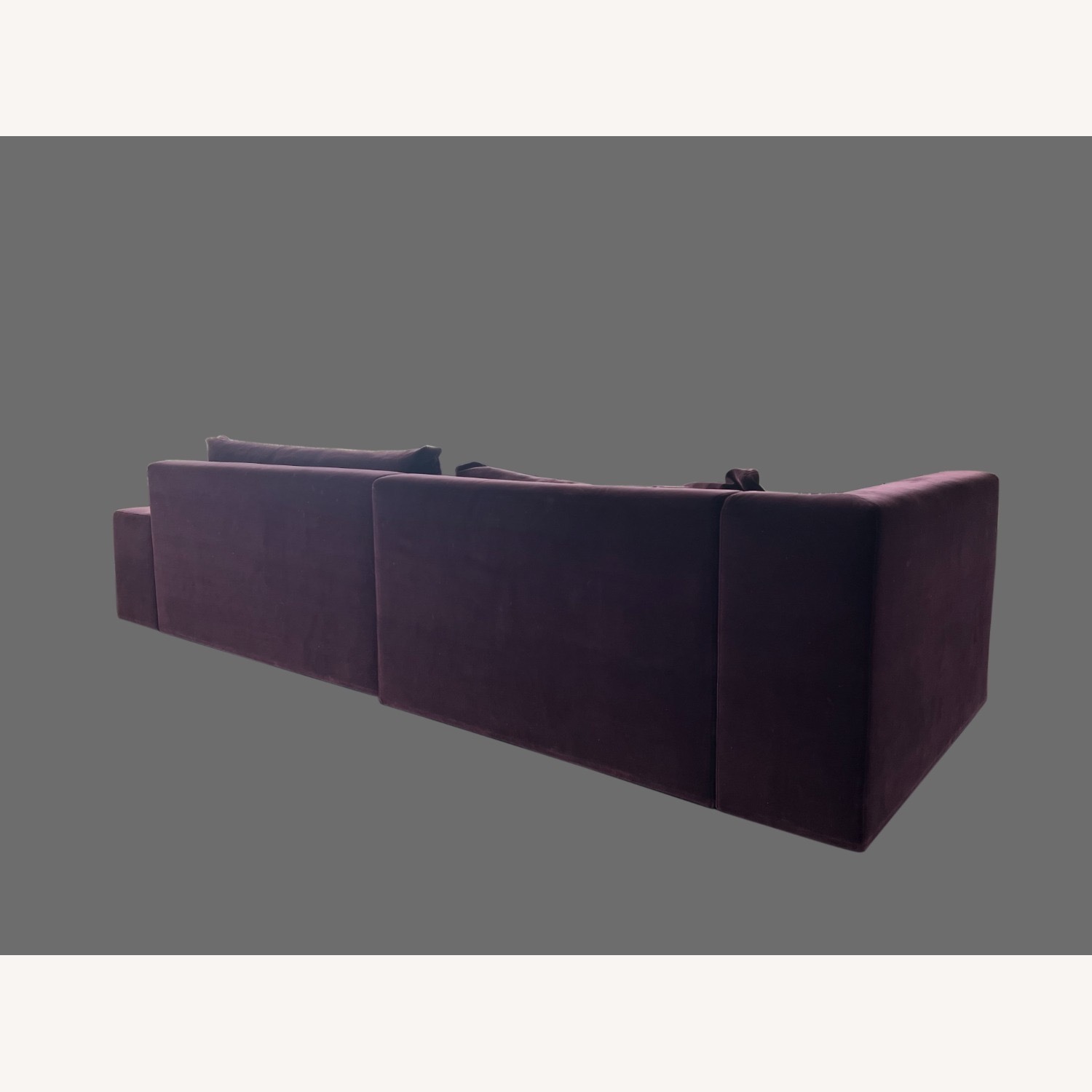 Purple Ligne Roset Velvet Sectional - image-6