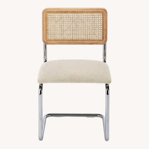 Used Natural Fabric Dining Chair for sale on AptDeco