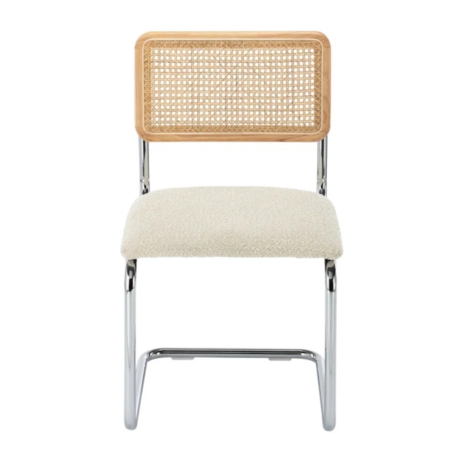 Natural Fabric Dining Chair - image-6