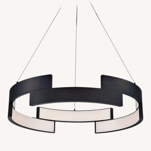 Used Black Metal Ceiling Lamp for sale on AptDeco