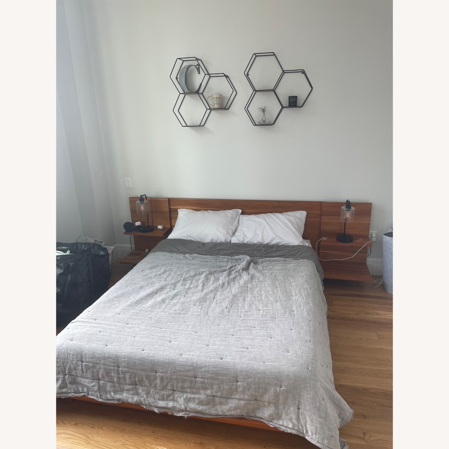 CB2 Andes Natural Wood Queen Bed - image-8