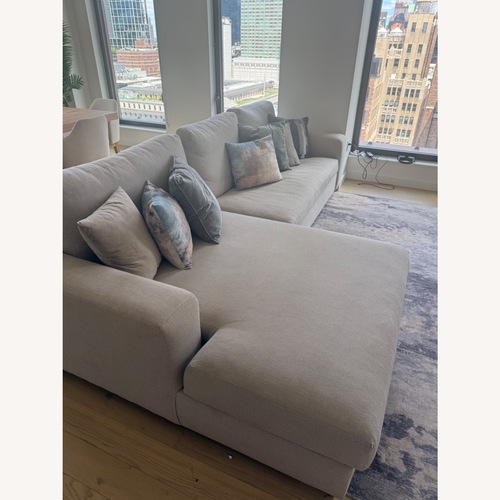 Used Pottery Barn Natural 3+ Seater Sofa for sale on AptDeco