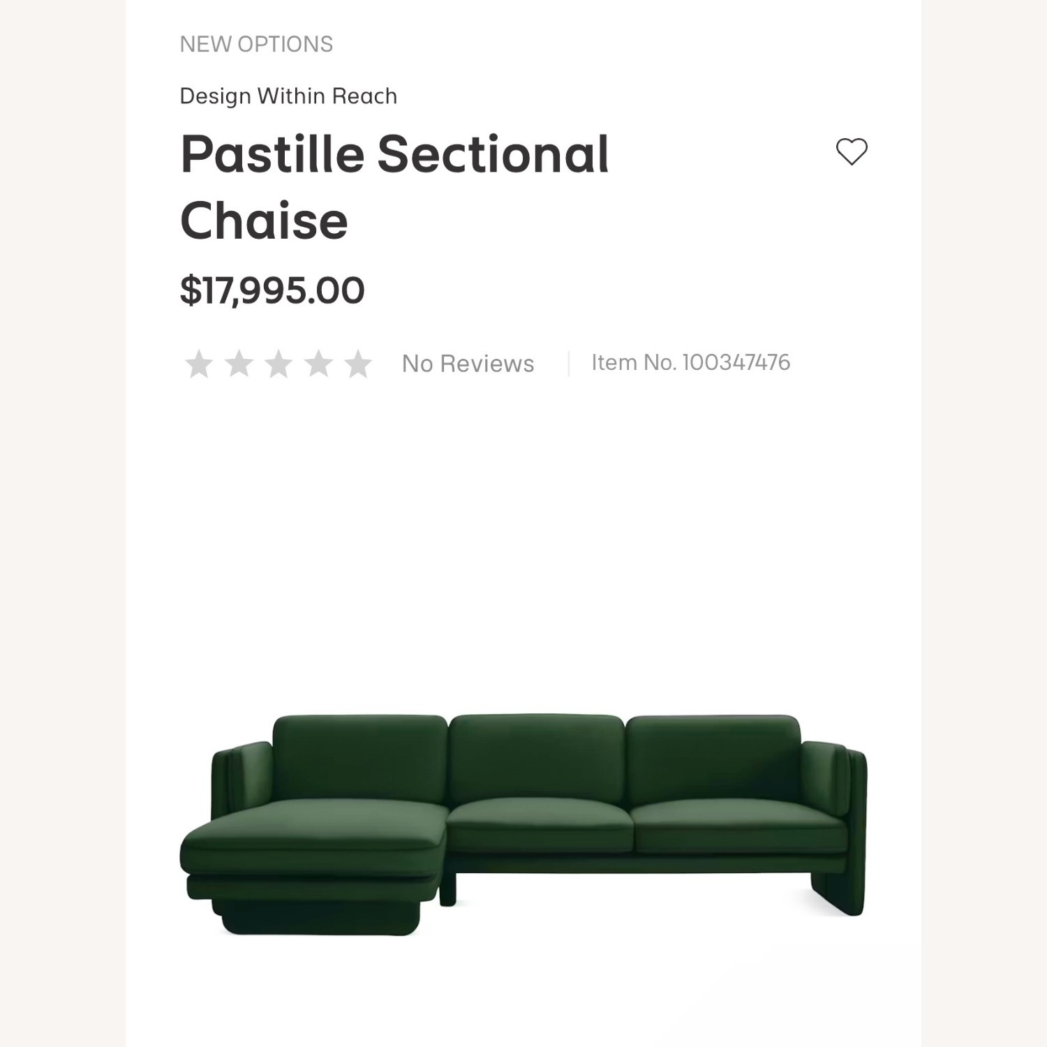 Design Within Reach Pastille Sectional Couch - image-1