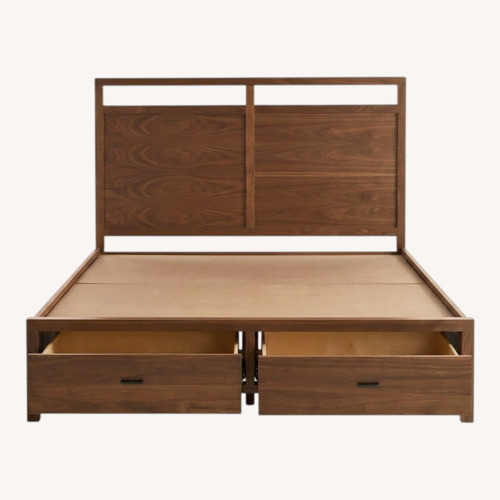 Used Room & Board Berkeley Natural Wood King Bed for sale on AptDeco