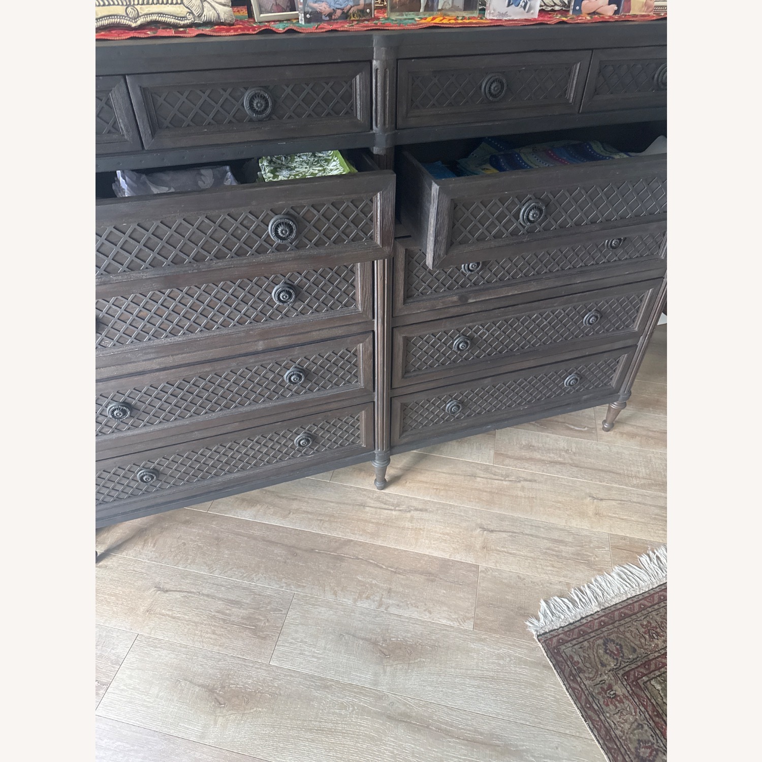 Restoration Hardware Louis XVI Treillage 12-Drawer Dresser - image-4