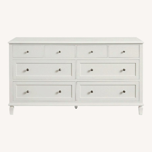Used Pottery Barn Sausalito White Wood Dresser for sale on AptDeco