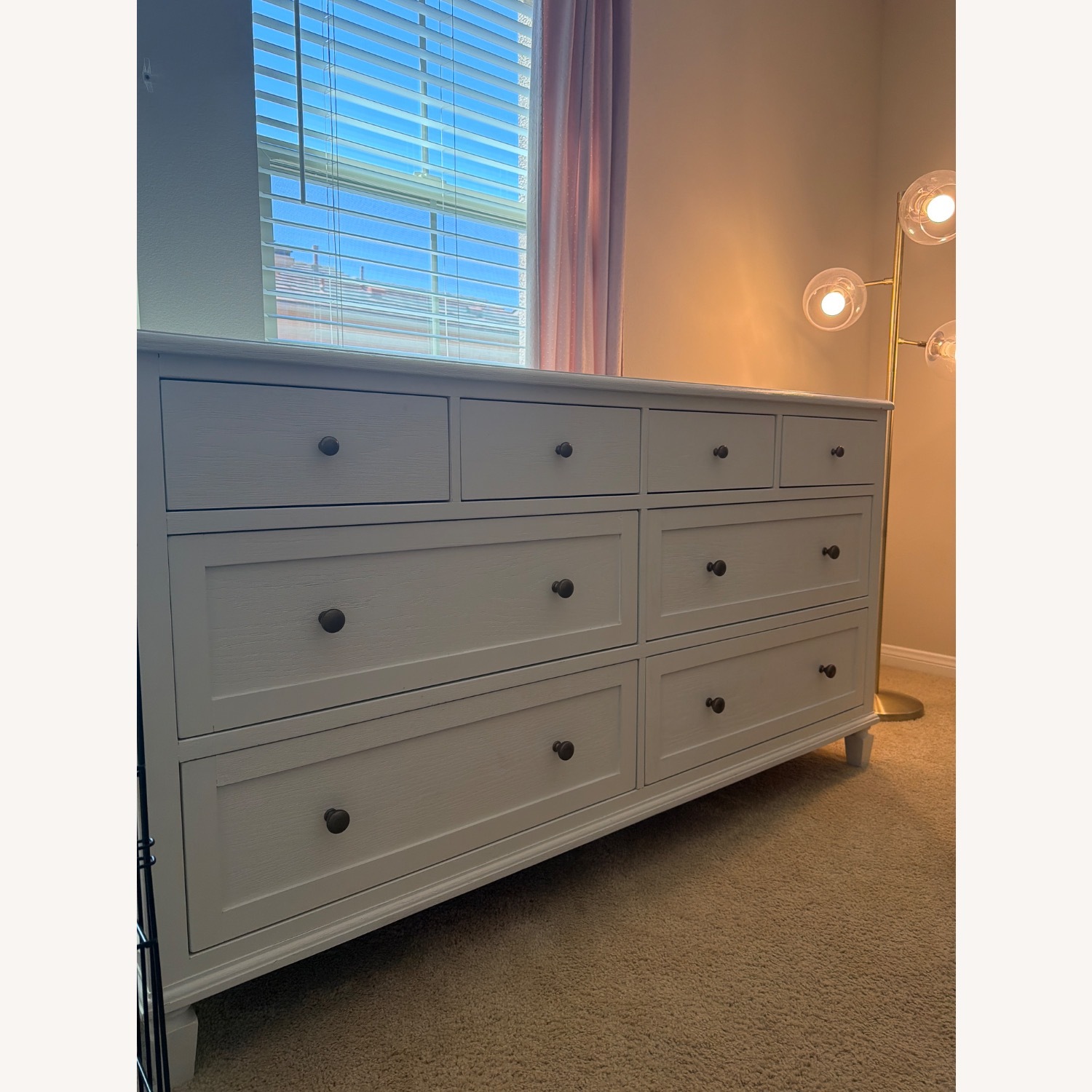 Pottery Barn Sausalito White Wood Dresser - image-3