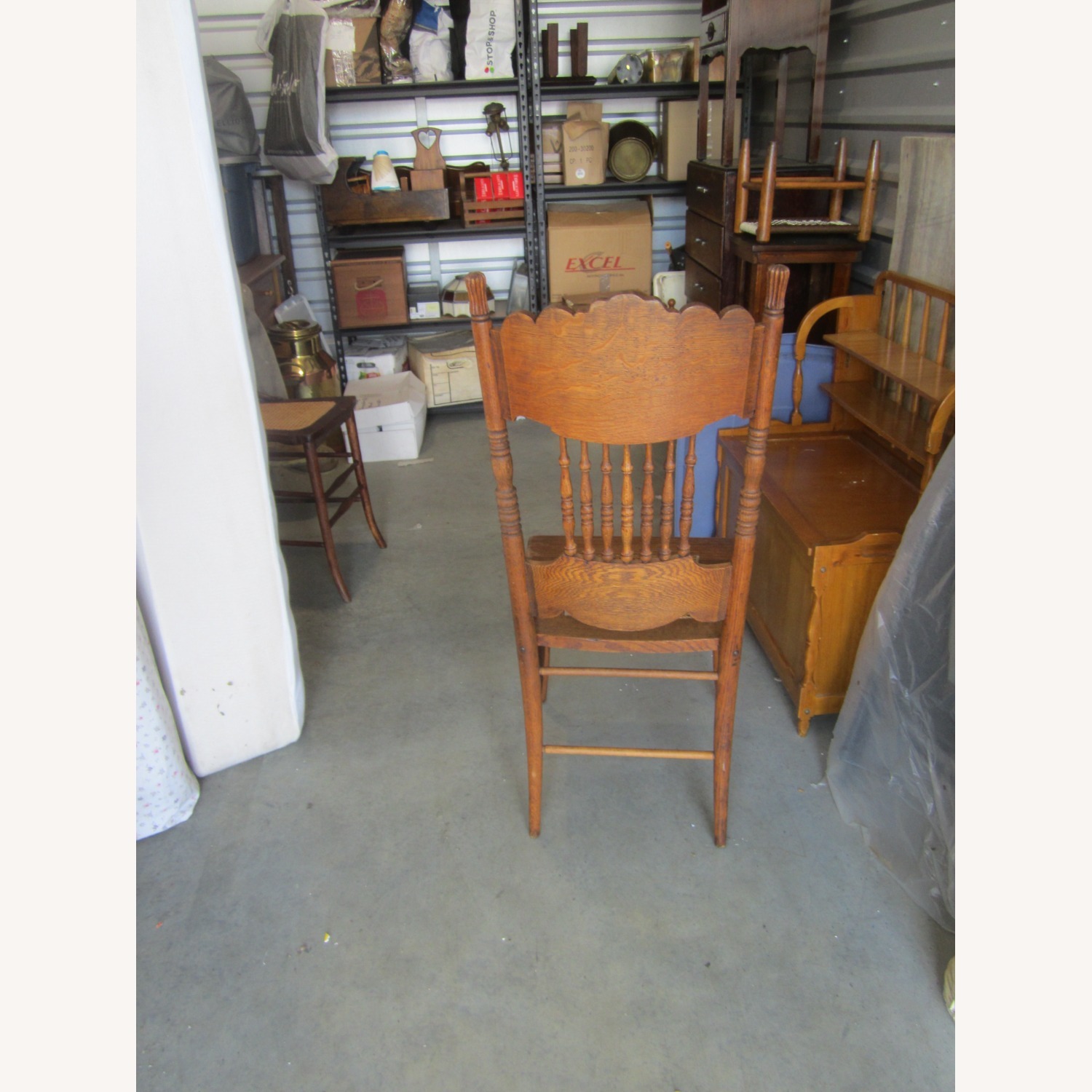 Vintage/Antique Finds Dark Brown Accent Chair - image-5