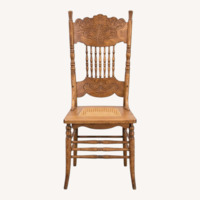 Vintage/Antique Finds Dark Brown Accent Chair