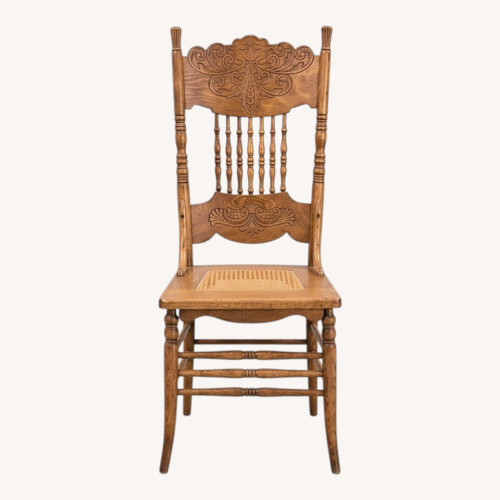 Used Vintage/Antique Finds Dark Brown Accent Chair for sale on AptDeco