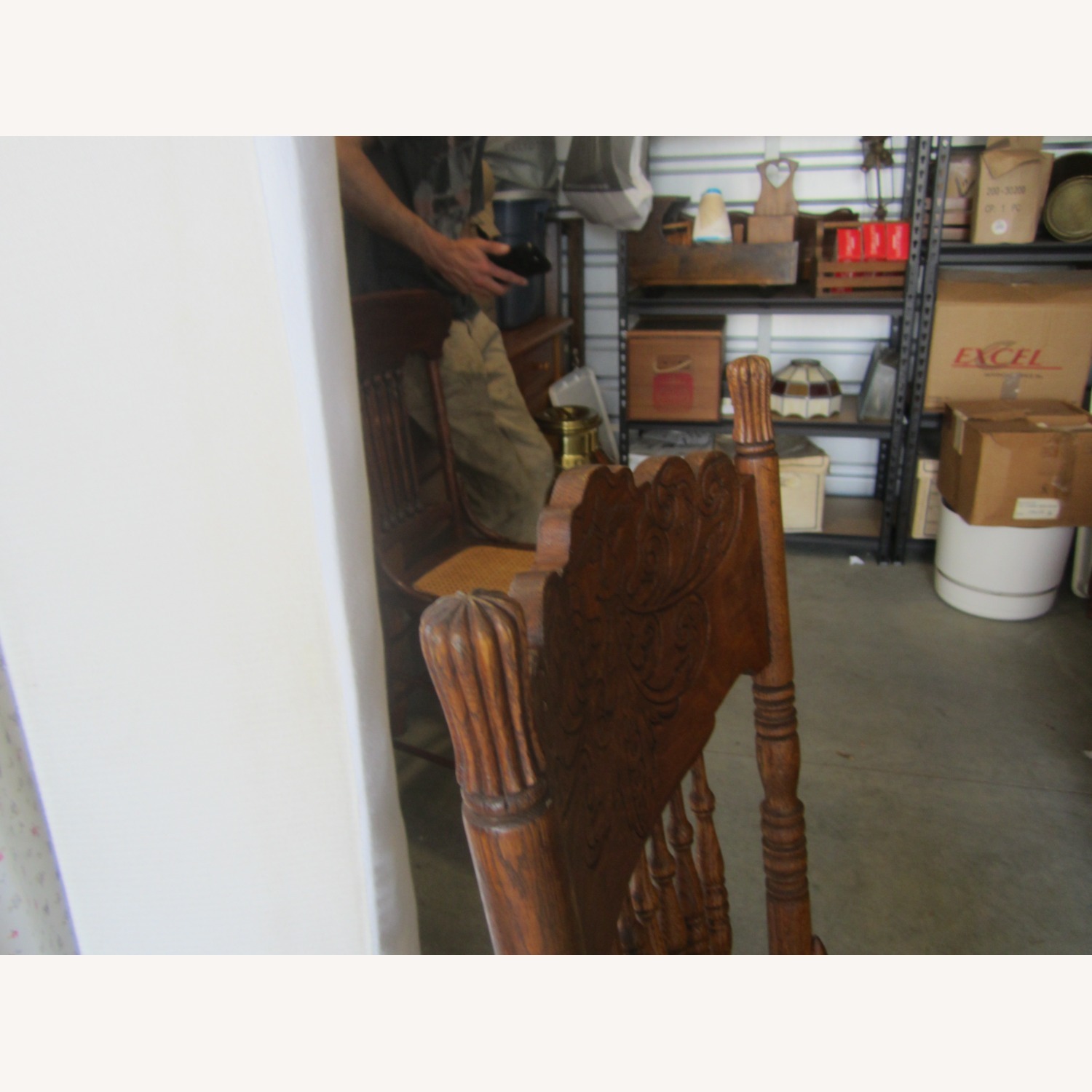 Vintage/Antique Finds Dark Brown Accent Chair - image-4