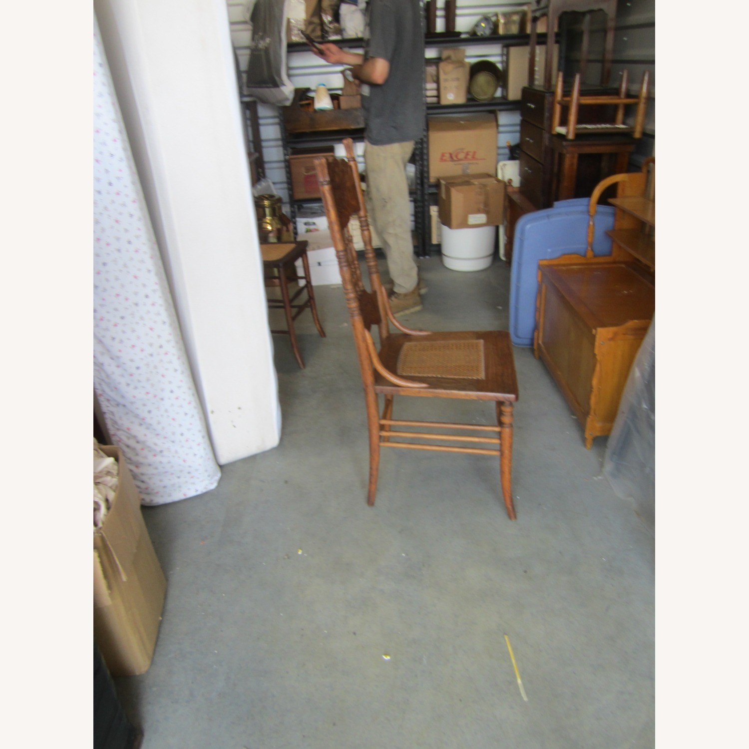 Vintage/Antique Finds Dark Brown Accent Chair - image-3