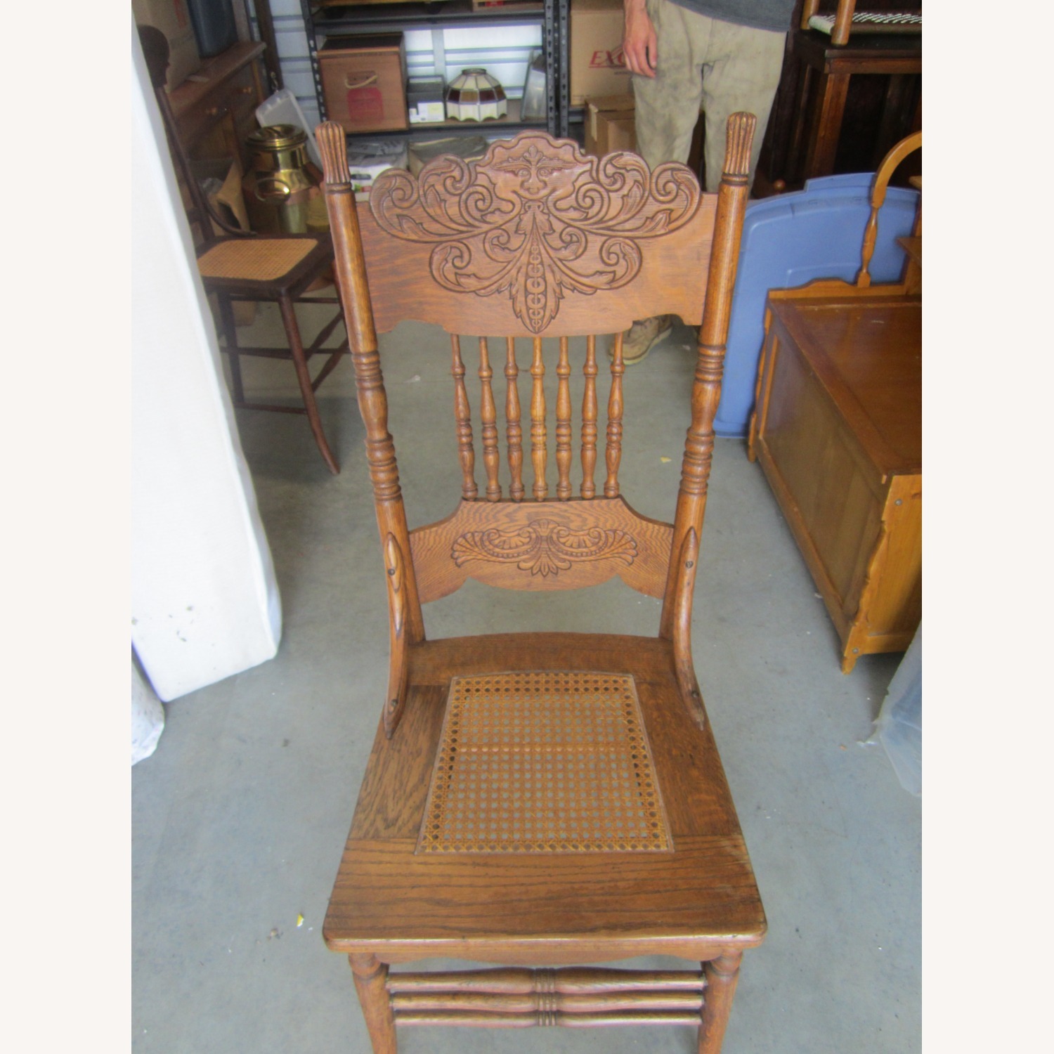 Vintage/Antique Finds Dark Brown Accent Chair - image-2