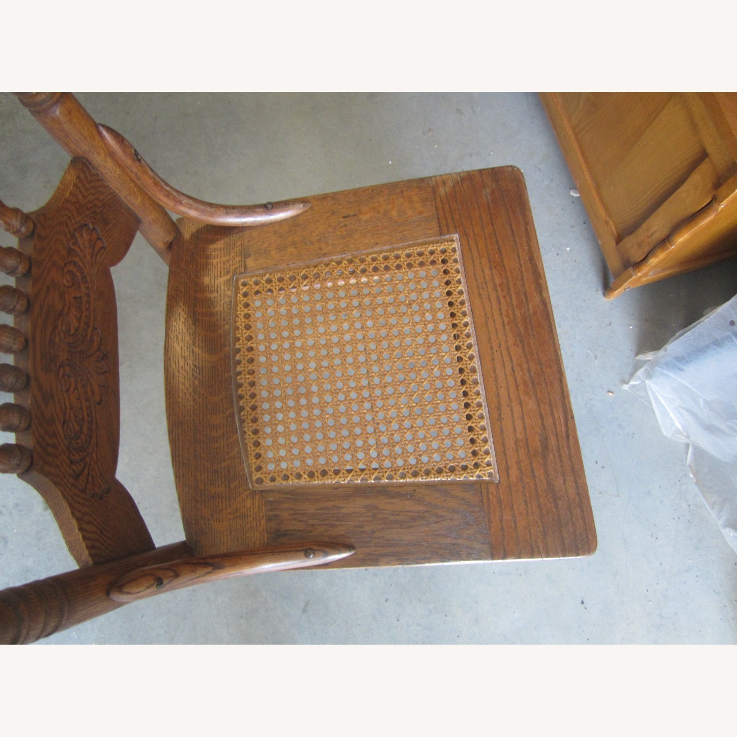 Vintage/Antique Finds Dark Brown Accent Chair - image-7