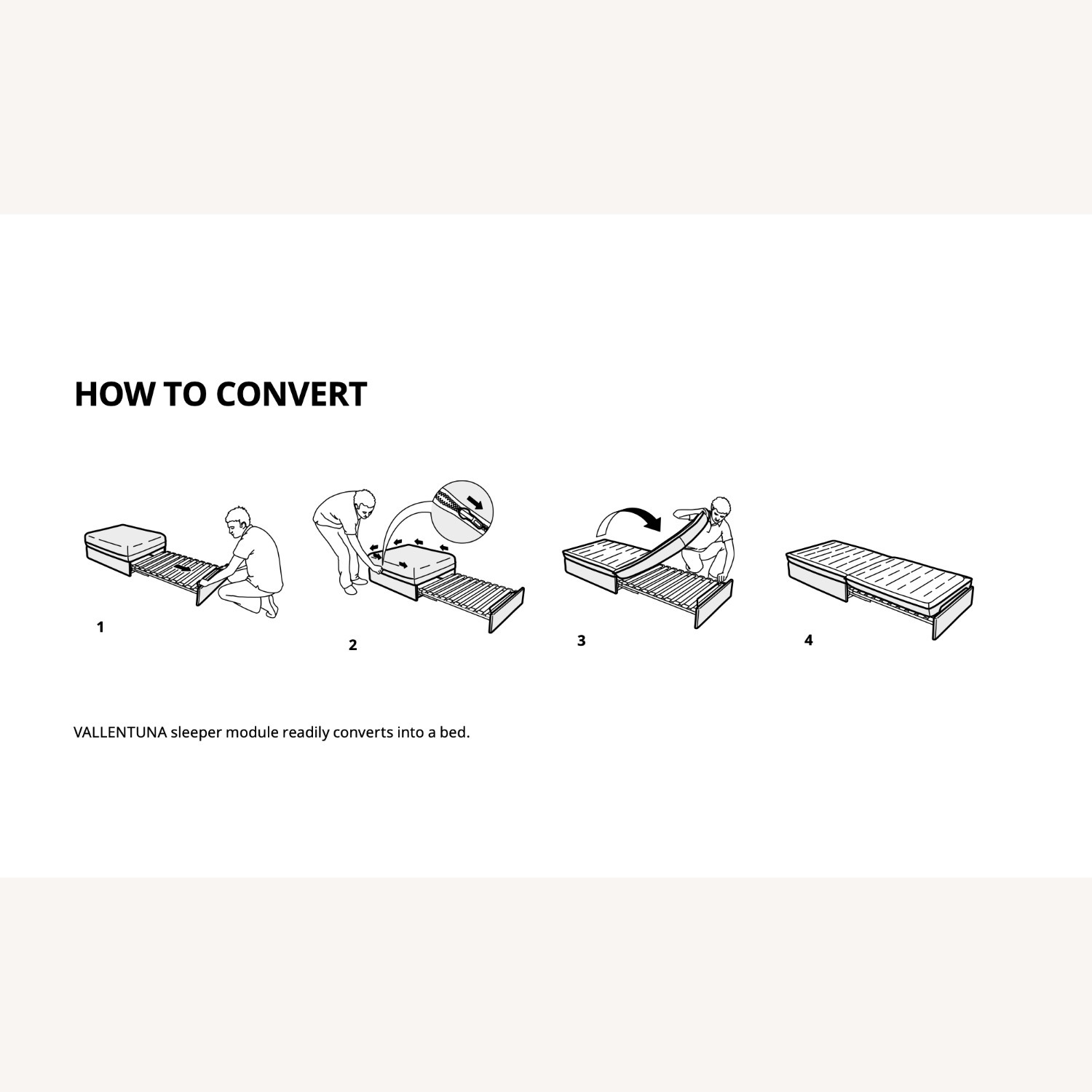 IKEA Vallentuna White Faux Leather 2 Seater Sofa - image-5
