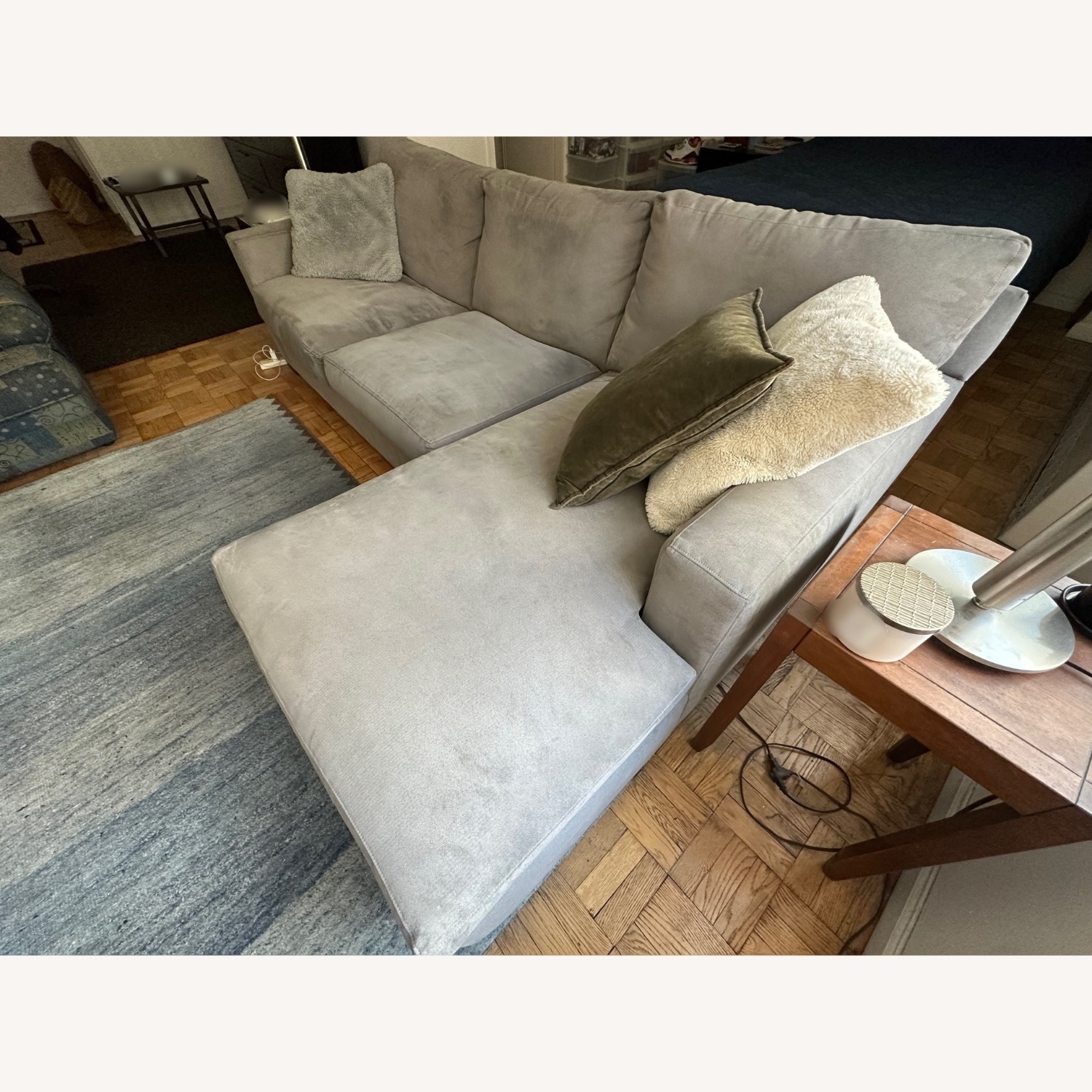 Crate & Barrel Chaise Lounge - image-4