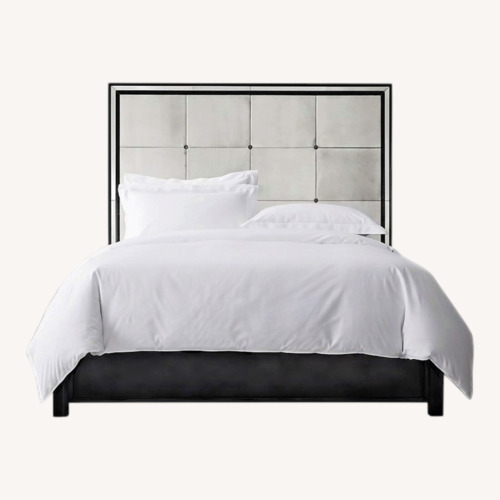Used Restoration Hardware Strand King Mirrored Bed for sale on AptDeco