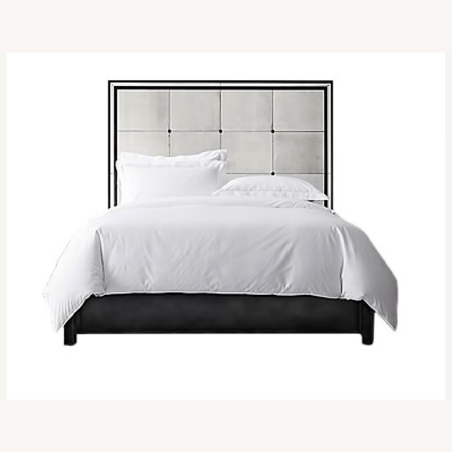 Restoration Hardware Strand King Mirrored Bed - image-2