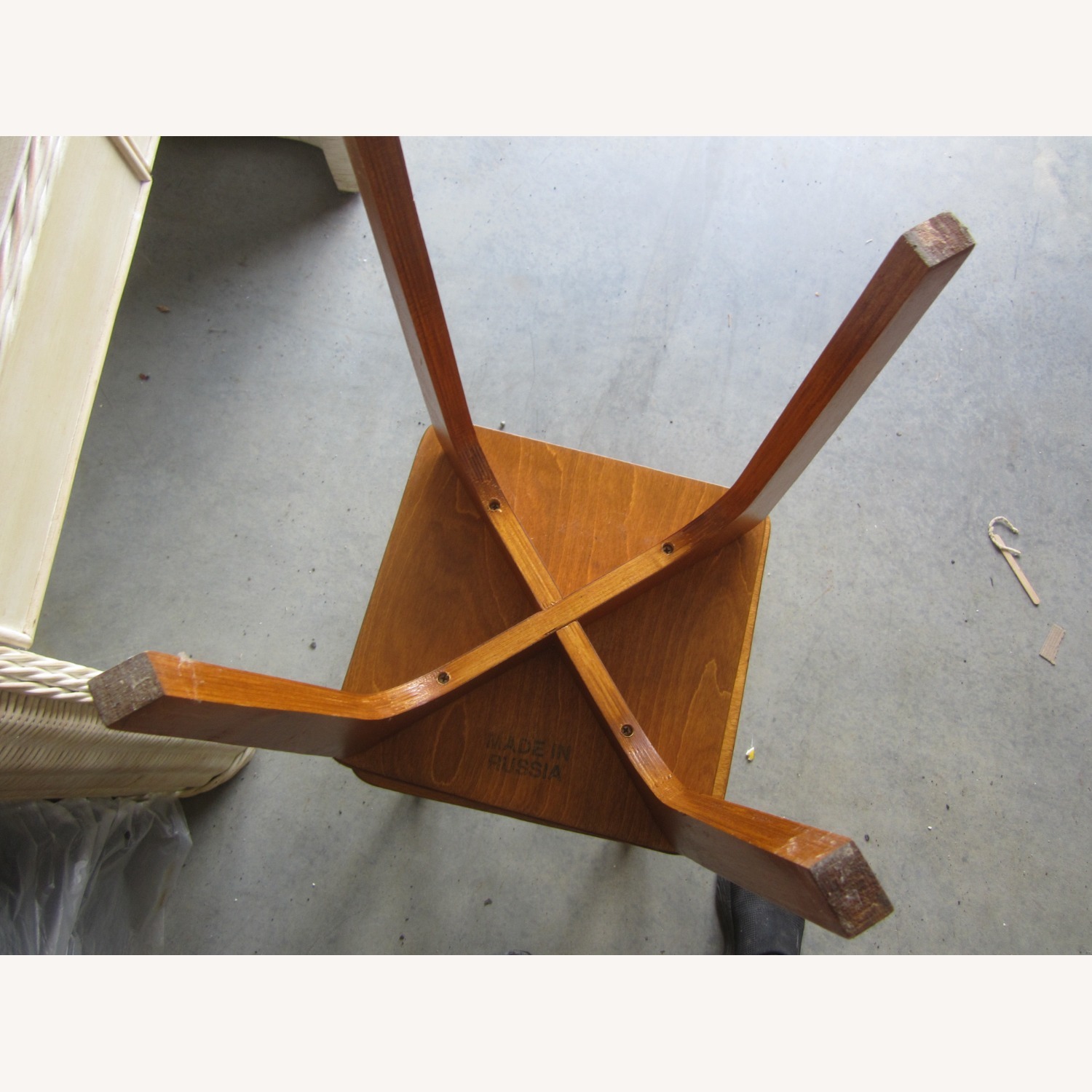 Vintage Pair of Small Tables Retro Style - image-6