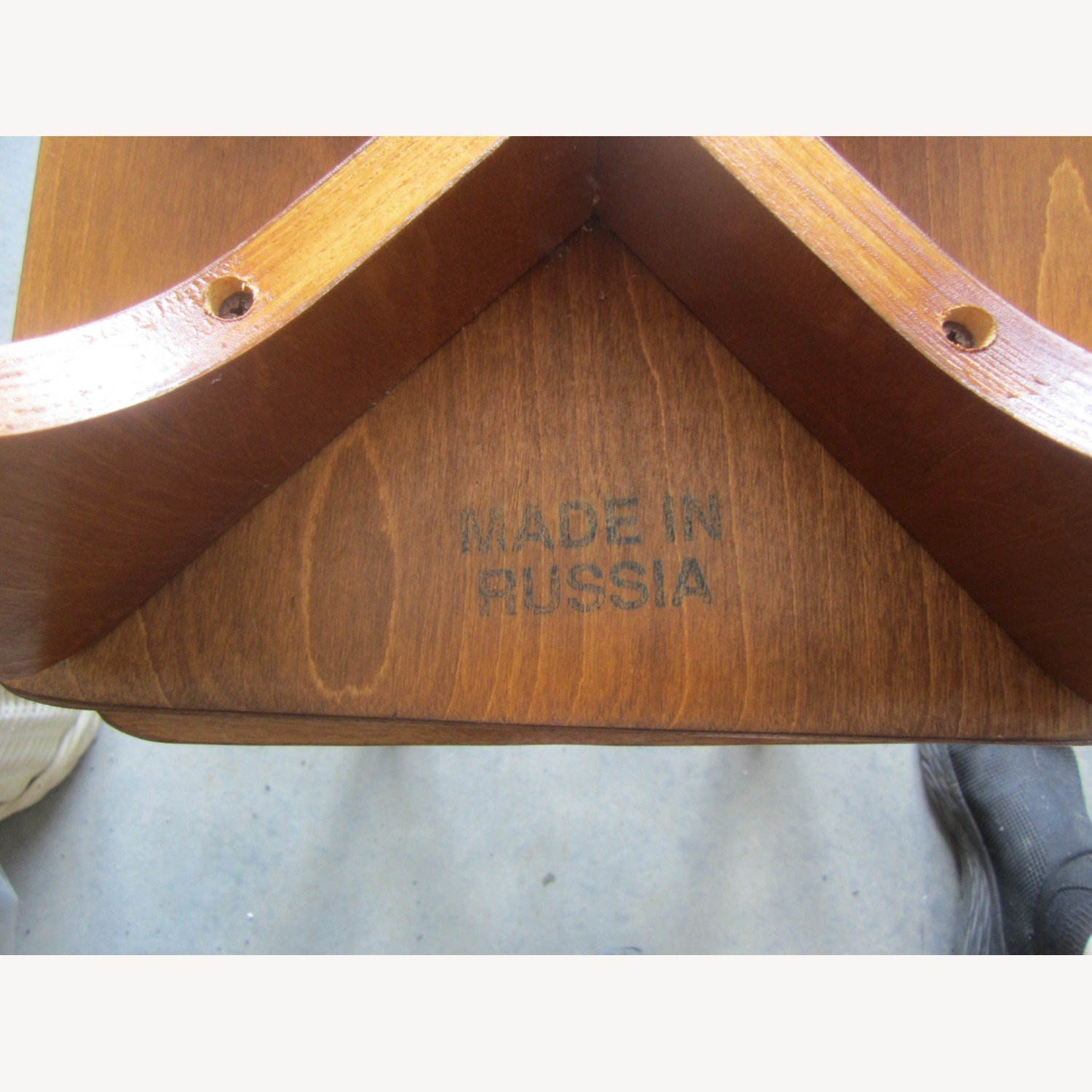 Vintage Pair of Small Tables Retro Style - image-4