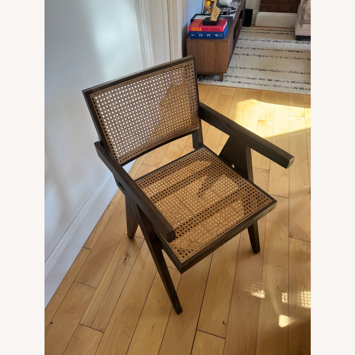 Restoration Hardware Jakob Cane Dining Chairs - image-1