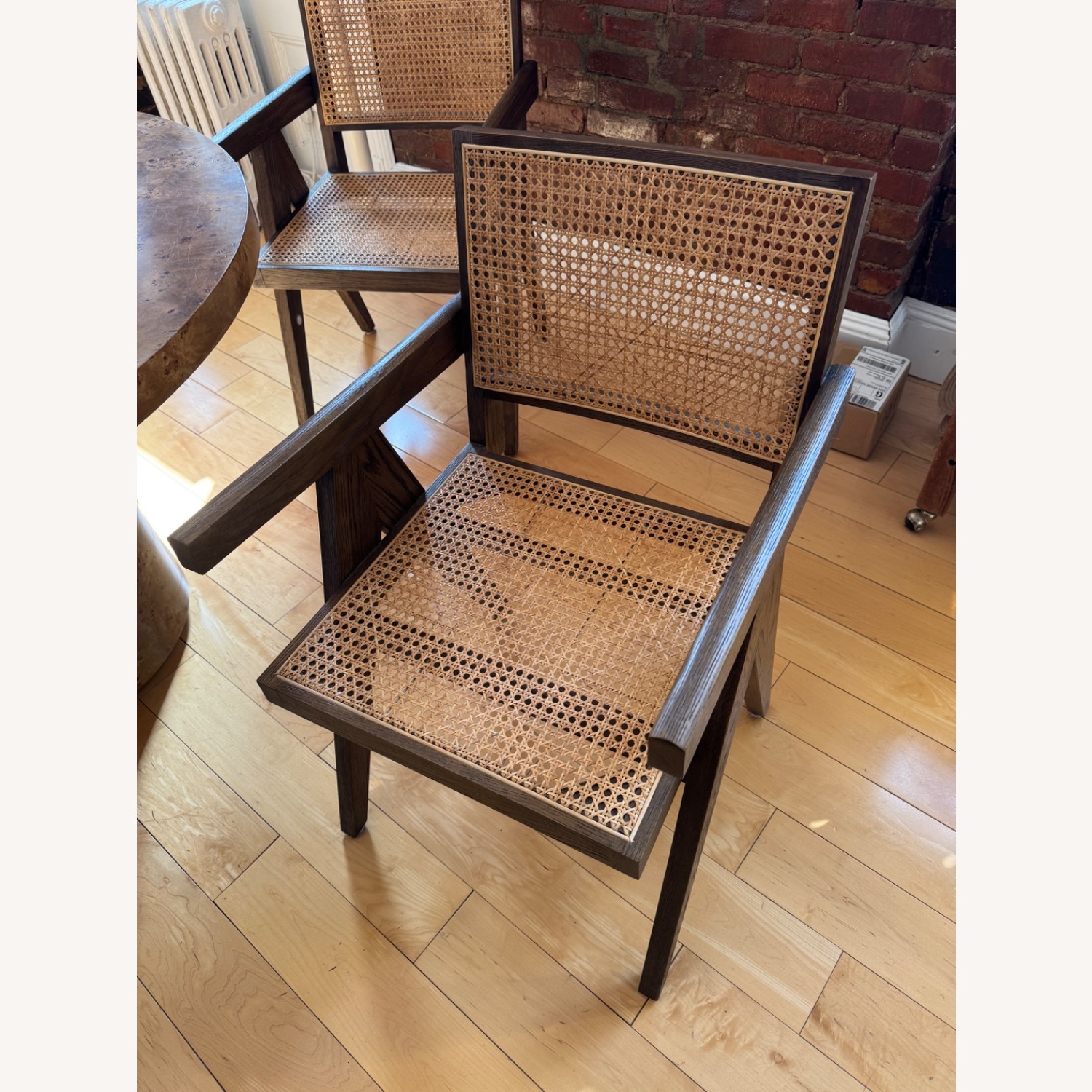 Restoration Hardware Jakob Cane Dining Chairs - image-4