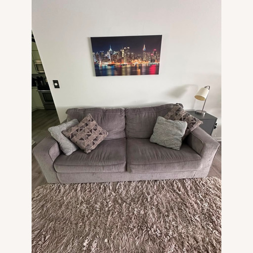 Used Vintage/Antique Light Gray Sleeper Sofa for sale on AptDeco