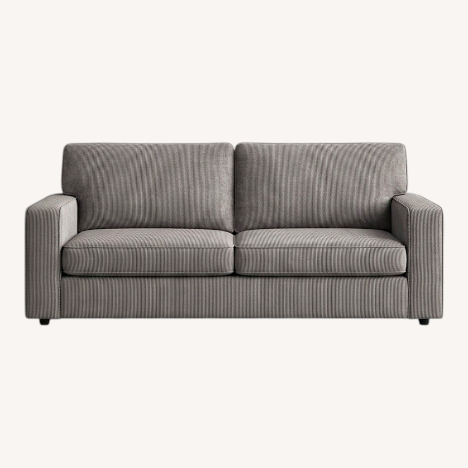 Vintage/Antique Light Gray Sleeper Sofa - image-0