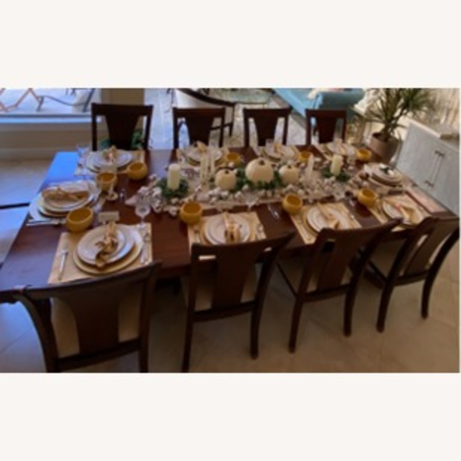 Restoration Hardware Portman Pedestal Table - image-3