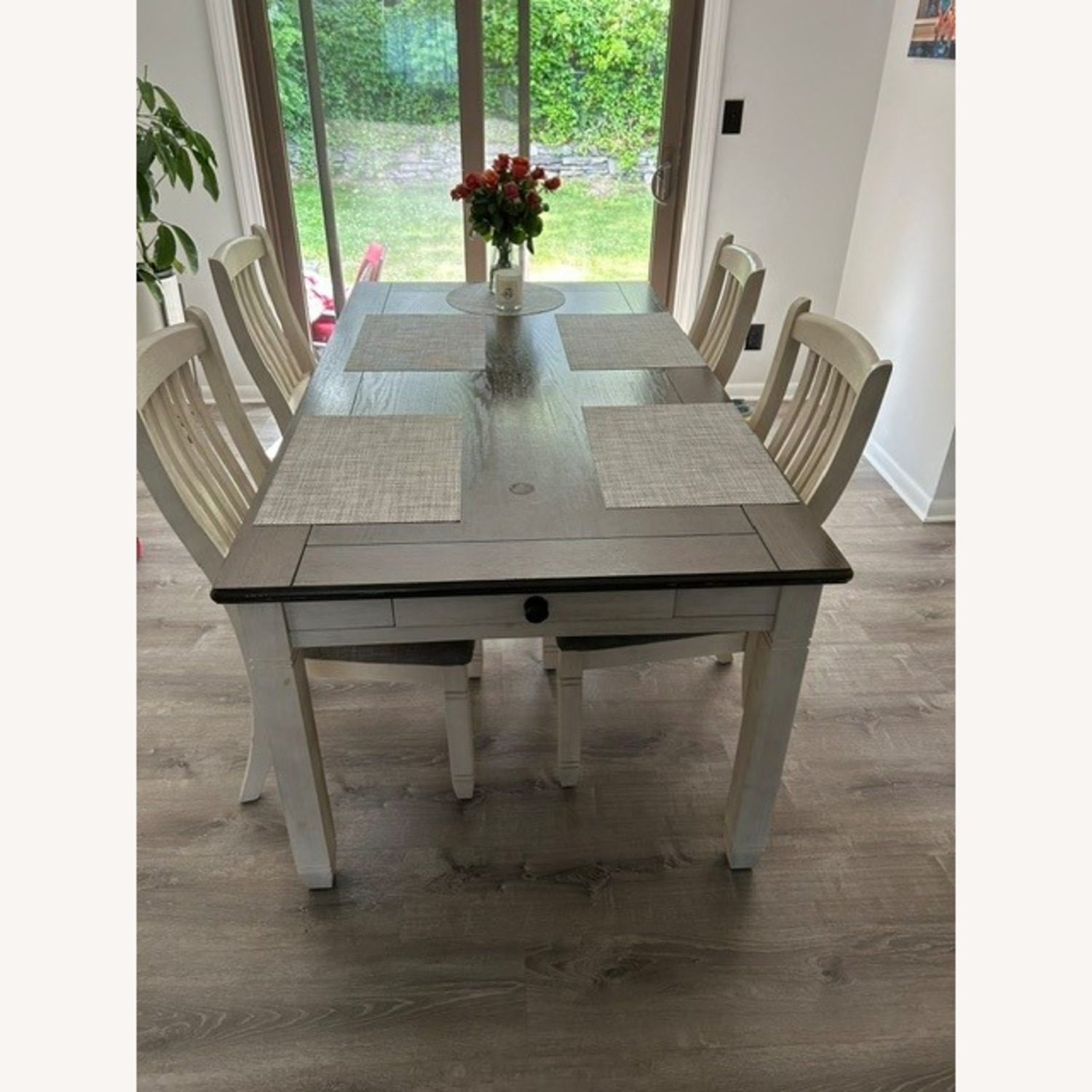 Dining Table 4 Chairs and Bench - image-3