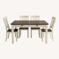 Dining Table 4 Chairs and Bench