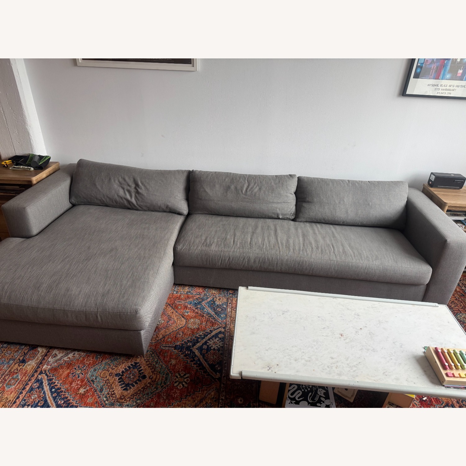 Pottery Barn Carmel Sectional with Double Chaise - image-3