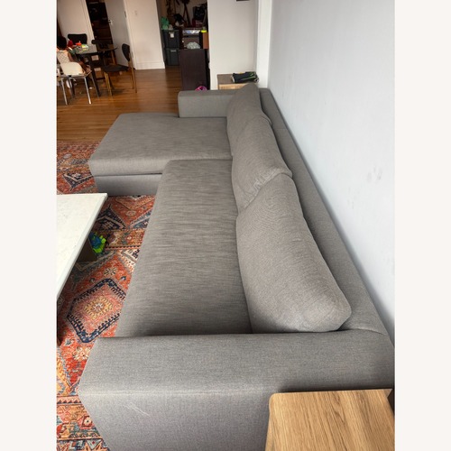 Used Pottery Barn Carmel Sectional with Double Chaise  for sale on AptDeco