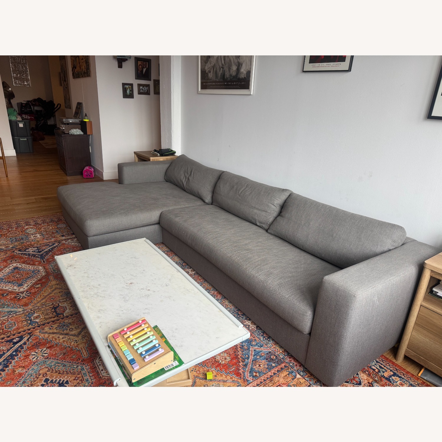 Pottery Barn Carmel Sectional with Double Chaise - image-6