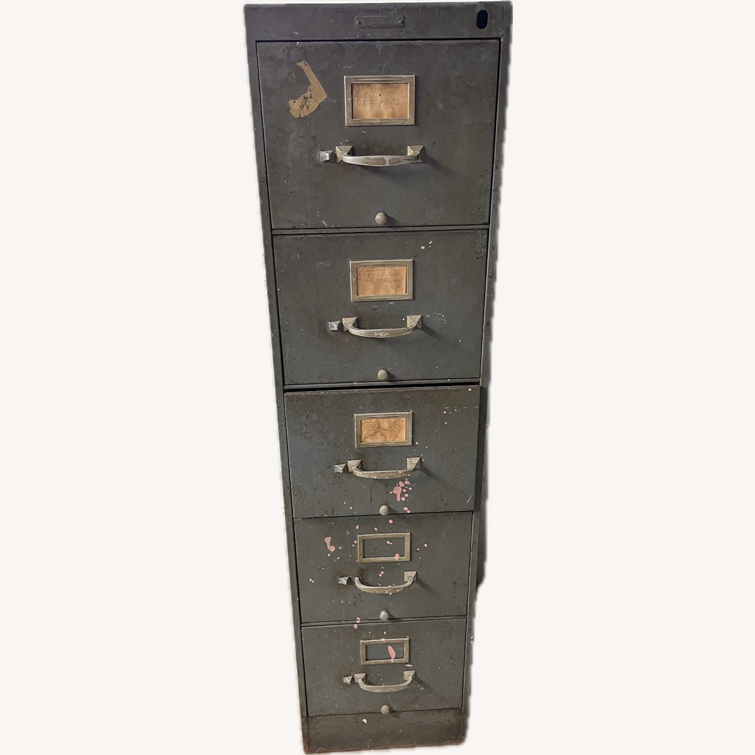 Braun And Rutherford Green Metal Media Storage - image-4