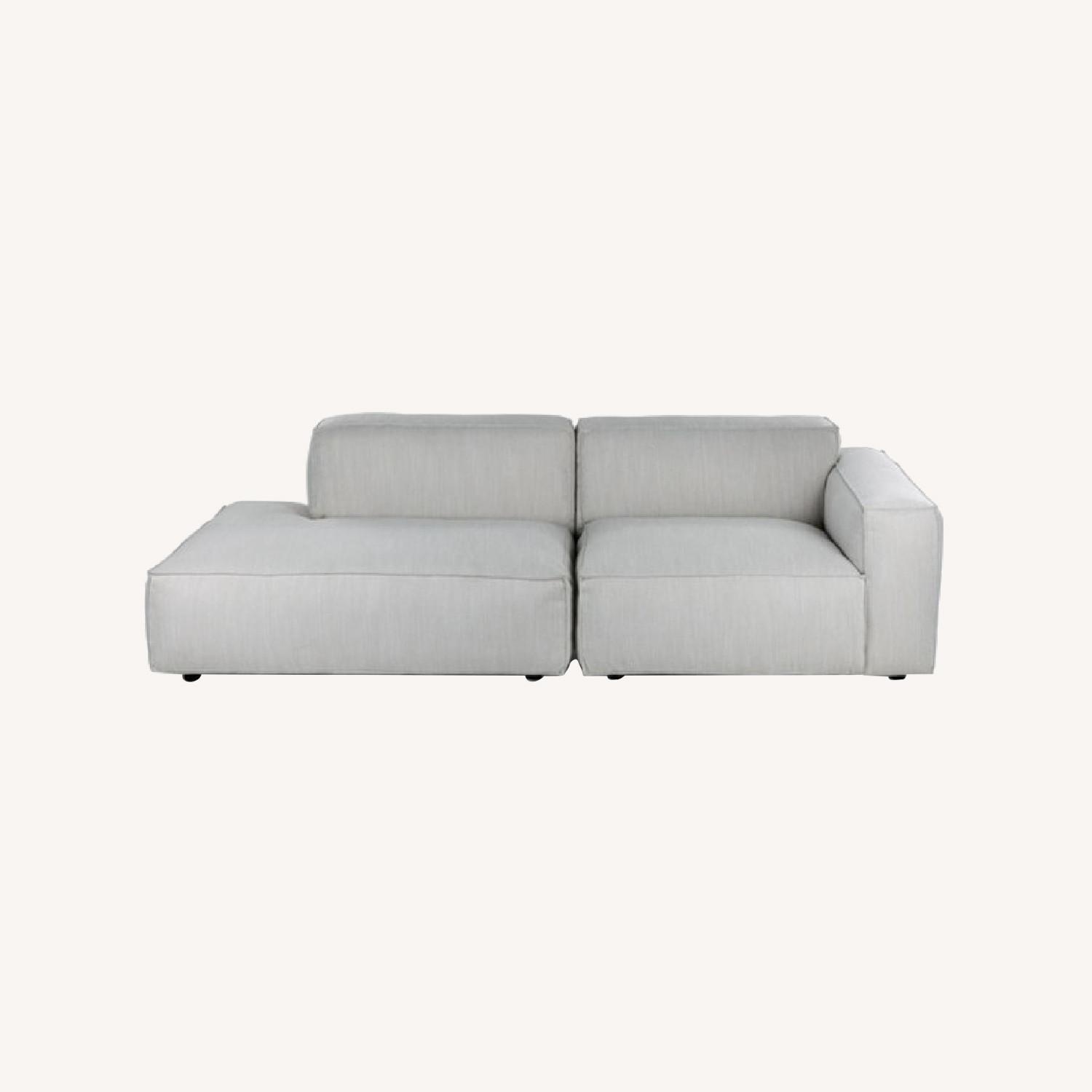 Article Solae Light Gray Fabric 3+ Piece Sectional - image-6