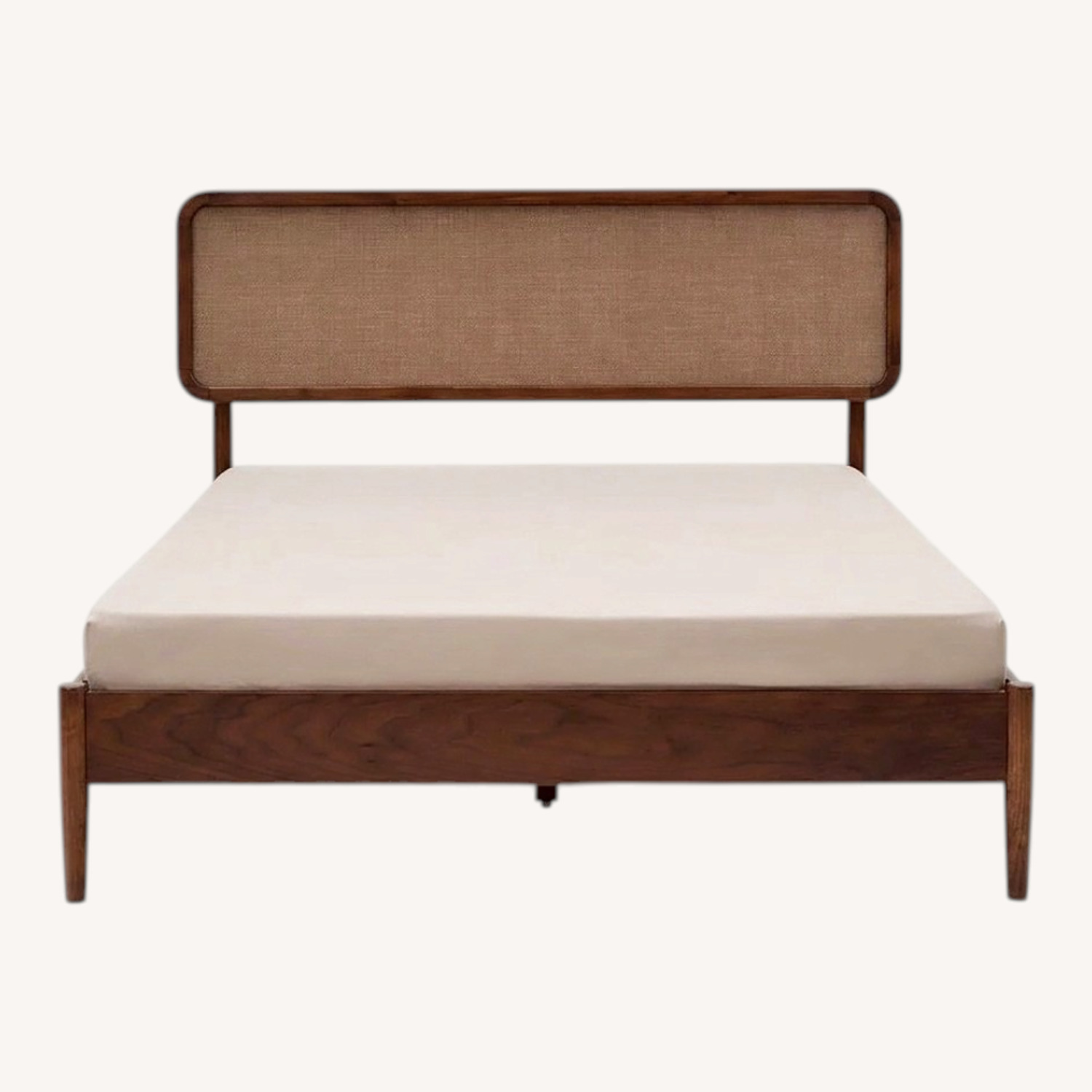 Wayfair Natural Wood Queen Bed - image-0