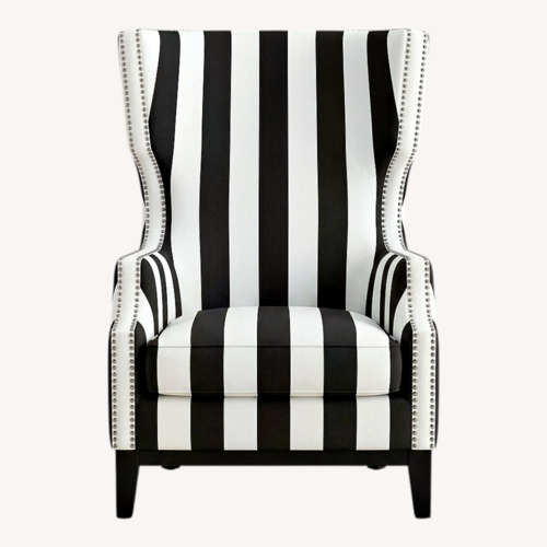 Used White Fabric Armchair for sale on AptDeco