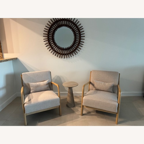 Used Mid Century Accent Chair set for sale on AptDeco