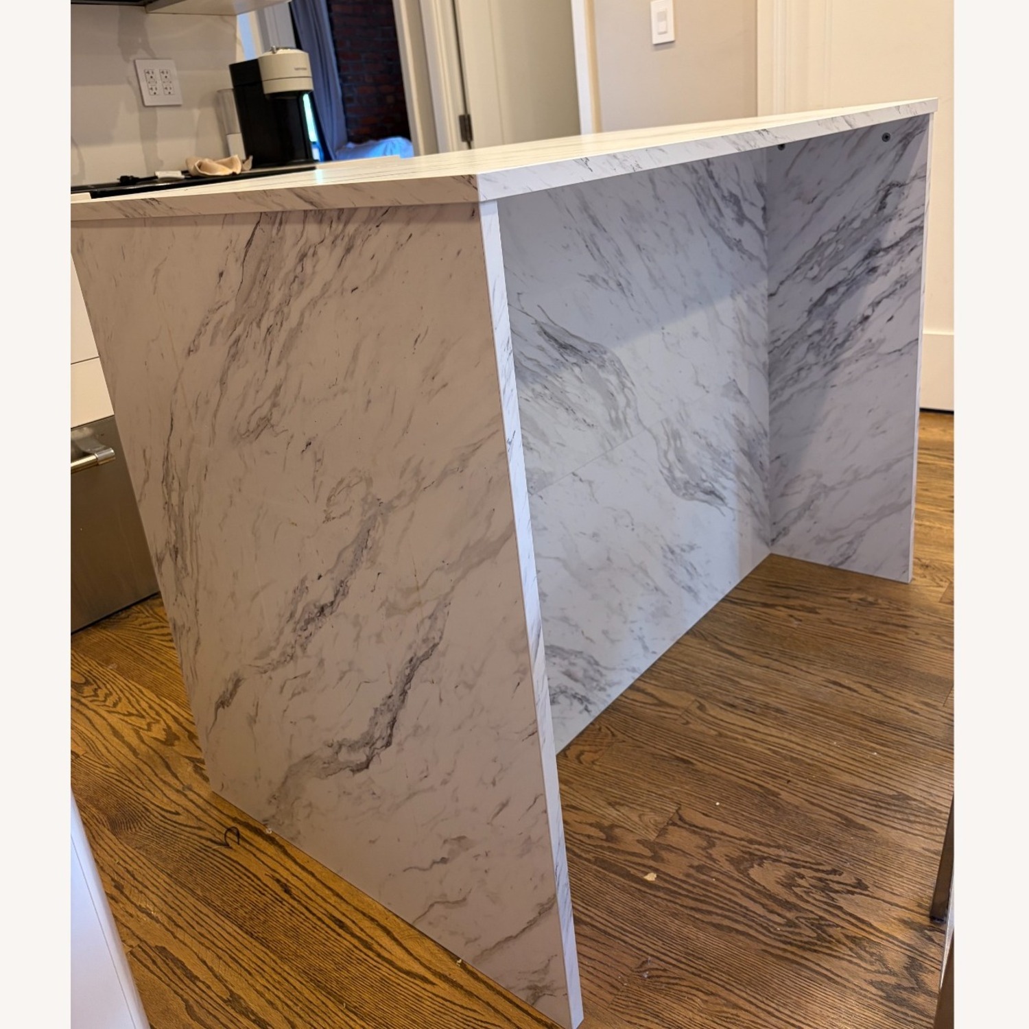 South Shore Furniture Marble Kitchen Island - image-5