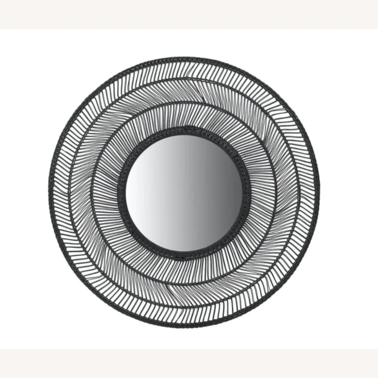 Article Meron Round Wall Mirror Black - image-4
