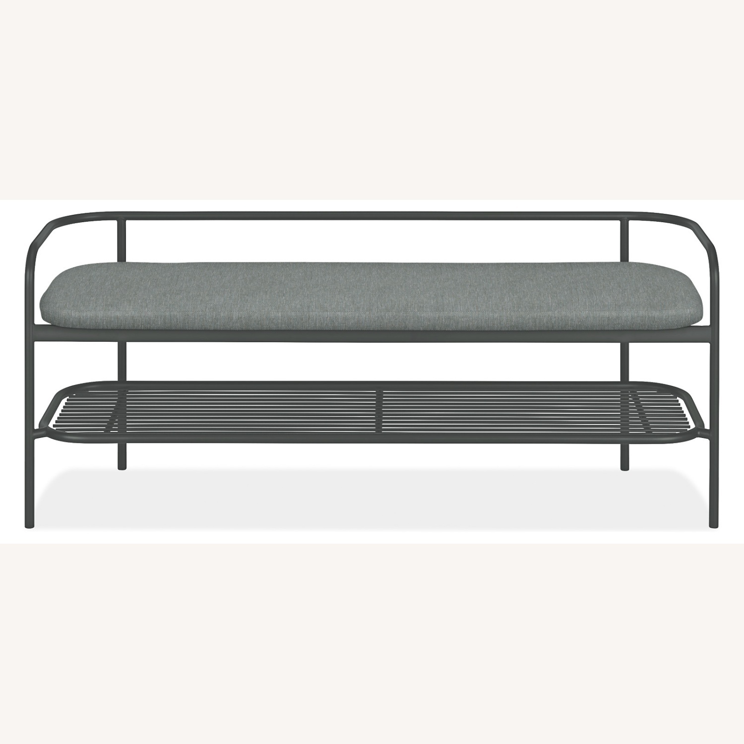 Room & Board Ebers Bench Dark Gray Bench - image-4