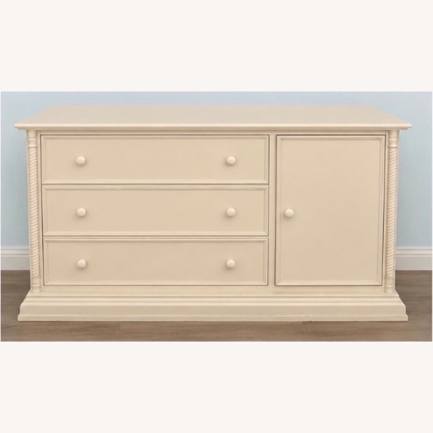 Bellini White Wood Dresser - image-1