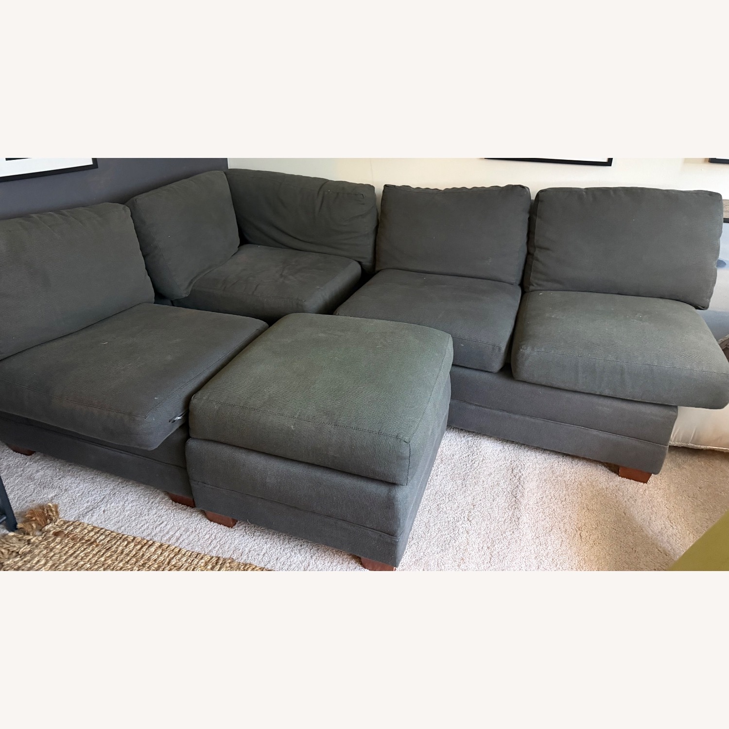 Crate & Barrel 3+ Piece Sectional - image-3