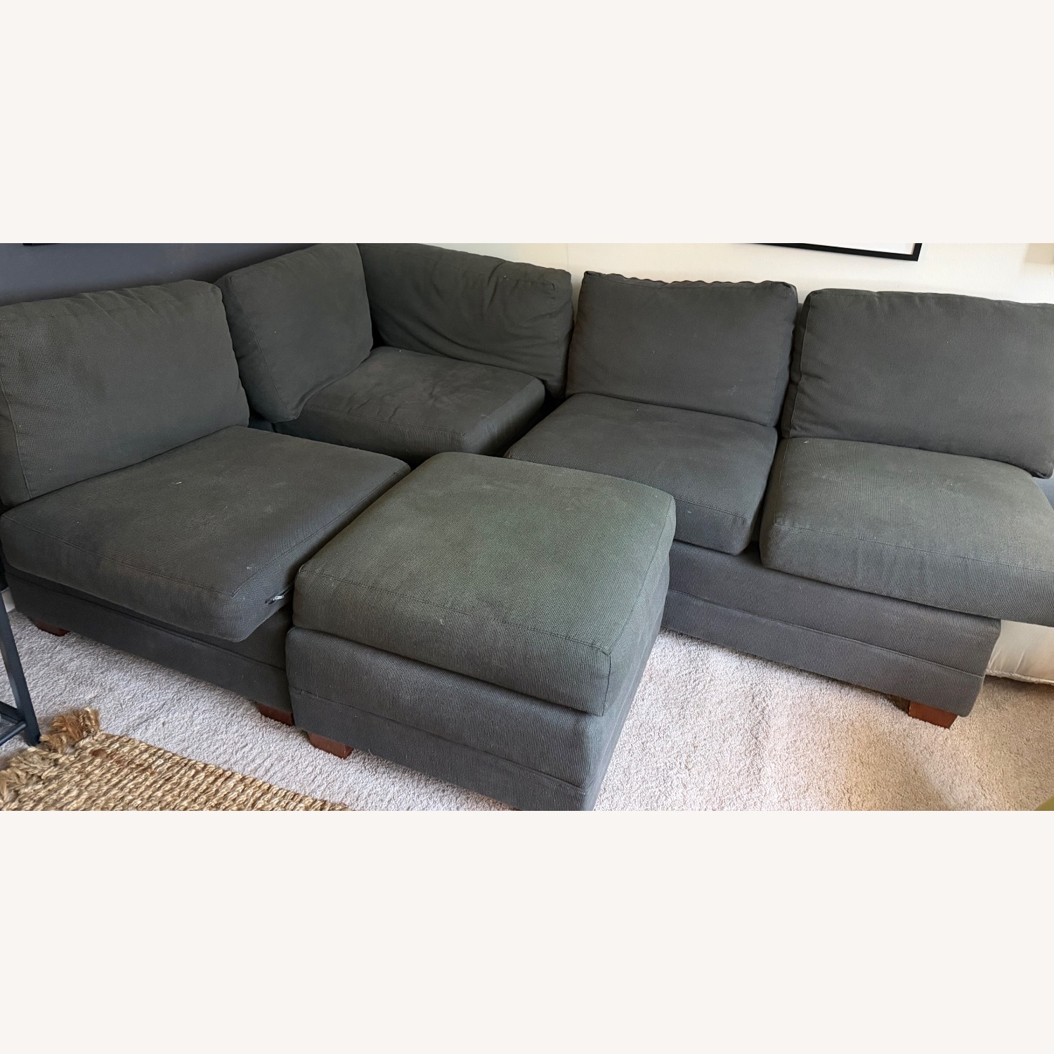 Crate & Barrel 3+ Piece Sectional - image-2