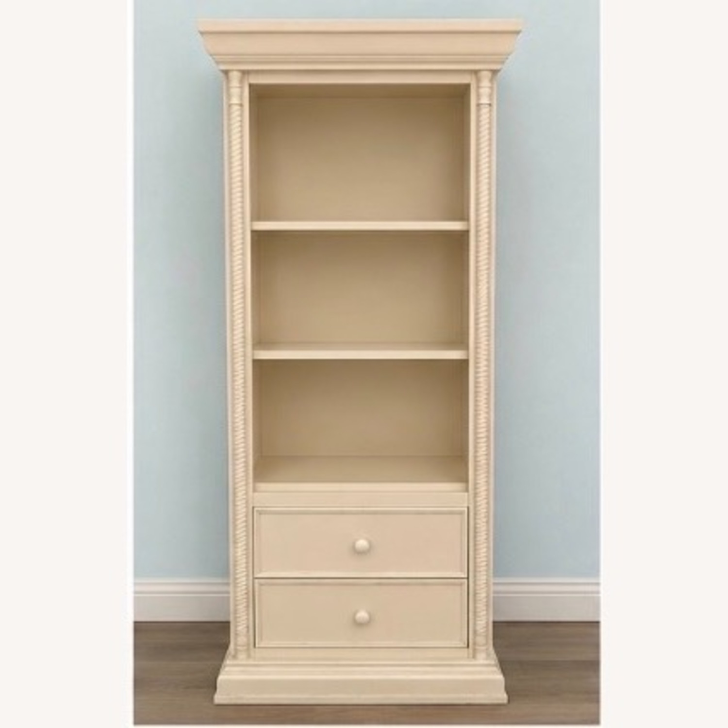 Bellini White Wood Bookcase - image-1