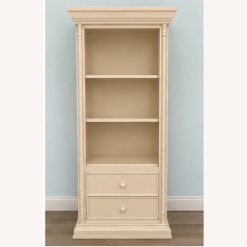 Used Bellini White Wood Bookcase for sale on AptDeco